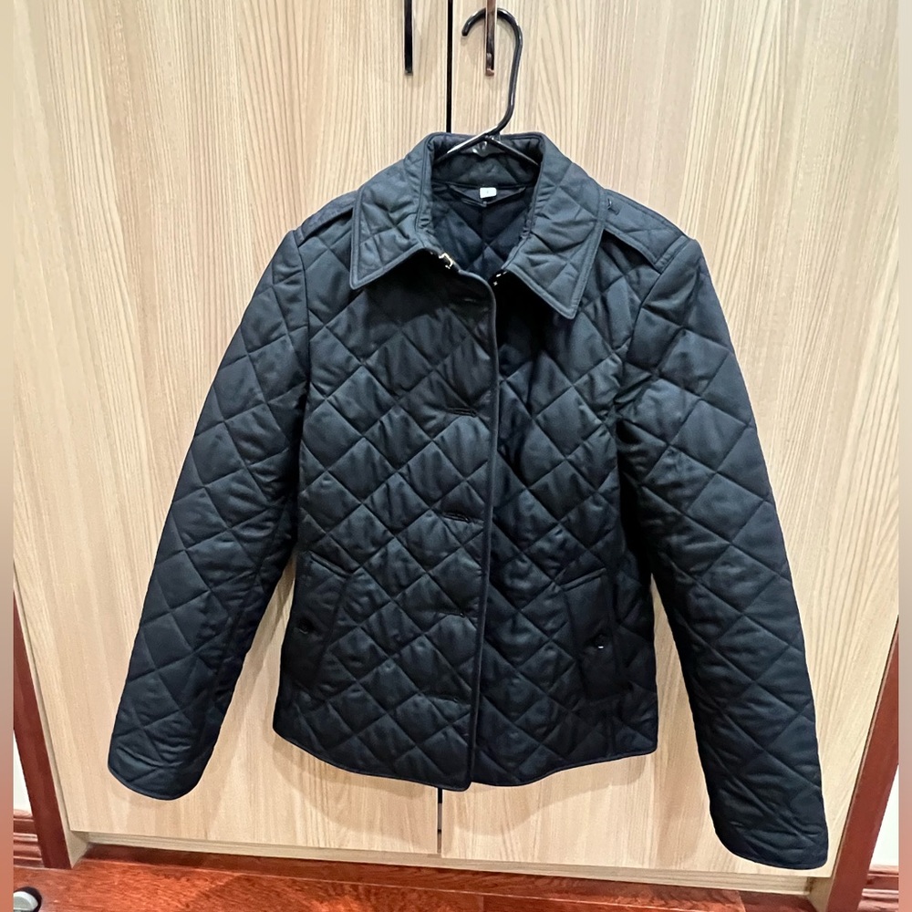 BNWT Burberry Jacket Diamond Quilted Jacket Black size Small